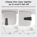 Sotfamily Sunglass Holder for Car Visor, Suede Cloth Magnetic Sunglass Organizer for Car Accessories, 2 Packs, Black Sotfamily