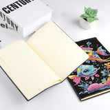 5D Diamond Art Painting Notebook Kits Fish Cover Leather DIY Special Shaped Journal Sketchbook Cross Stitch Diamond Art Hardcover Dairy Book Festival Birthday Gift Generic