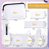 Ciieeo 1 Set Dye Sublimation Kit Sublimation Blanks Products Tassel DIY Sublimation Spray Sublimation Starter Kit Sublimation Blank Lipstick Holder Jewel Earrings Jewlery Kit Bag Key Ciieeo