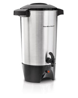 Hamilton Beach 45 Cup Coffee Urn and Hot Beverage Dispenser, Silver Hamilton Beach