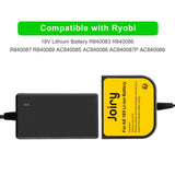 Joiry 18V Lithium Battery Charger for Ridgid R840083 R840087 R840086 R840089 AC840085 AC840086 AC840089 Joiry
