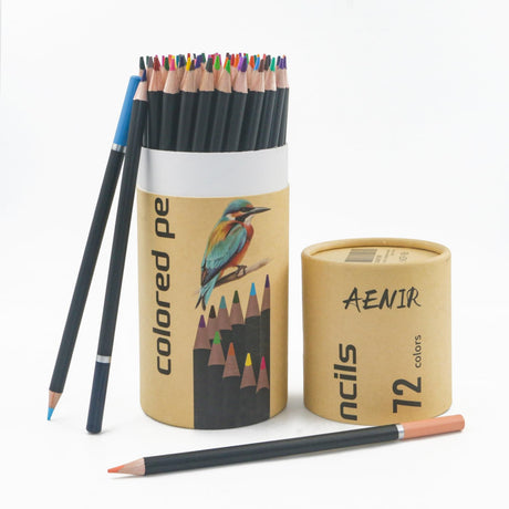 Colored Pencils for Adult Coloring Books, 72 Colors Drawing Pencils with Oil-Based Cores, Professional Art Supplies for Artists, Coloring Pencils for Adults, Color Pencils Set for Beginners and Teens. Aenir