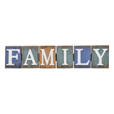 Wooden Home Sign Table Top Decor Decorative Letters Signs Freestanding Family Word Block Rustic Tabletop Centerpiece for Shelf Fireplace Mantel Farmhouse Kitchen Living Room (family) wovorins