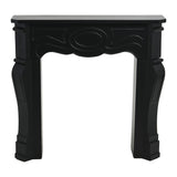 Creative Co-Op Victorian Fireplace Mantel, Black Creative Co-Op