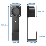 bussdis EV Charger Holder-J1772 Connector, Nozzle Holster Dock and J-Hook Combination, EV Cable Holder Wall-Mount Electric Vehicle Charger. bussdis