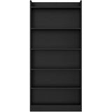 Yaheetech 6-Tier Open Bookcase and Bookshelf, Modern Simple Floor Standing Display Storage Shelves with Top Open Compartment for Home Office, Study, Living Room - Black Yaheetech