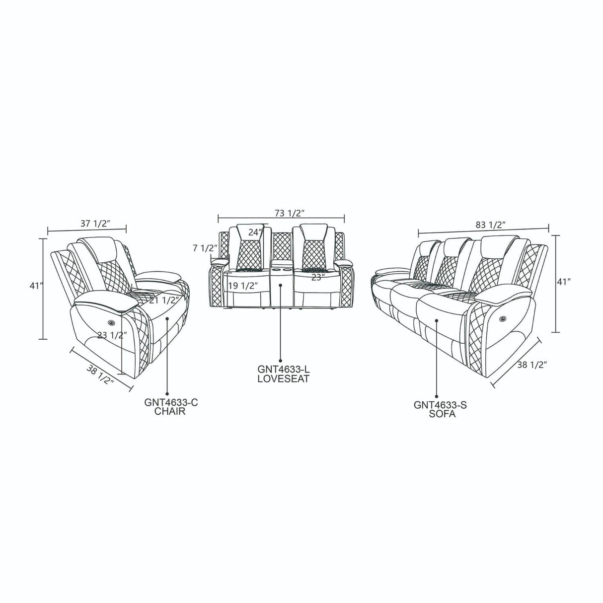 Trygoal Oversized Recliner Chair, Multifunction Power Leather Recliners with Home Theater Seating, Oversized Single Electric Recliner Furniture for Living Room Apartment Home Theater, Red Trygoal