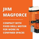 Fein Compact JHM Magforce Mag Drill Unit with Maximum Drilling Depth 2" - 1,100 W, 450 RPM - 72725361127 Jancy
