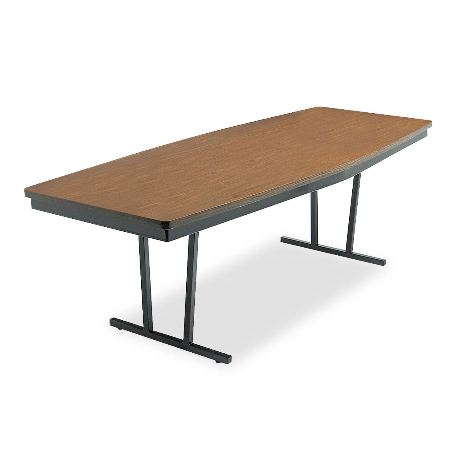 ARC 8' Boat Shaped Conference Table - WoodArtSupply