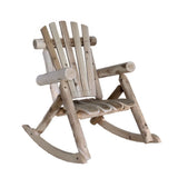 Lakeland Mills Cedar Log Rocking Chair, Natural Lakeland Mills