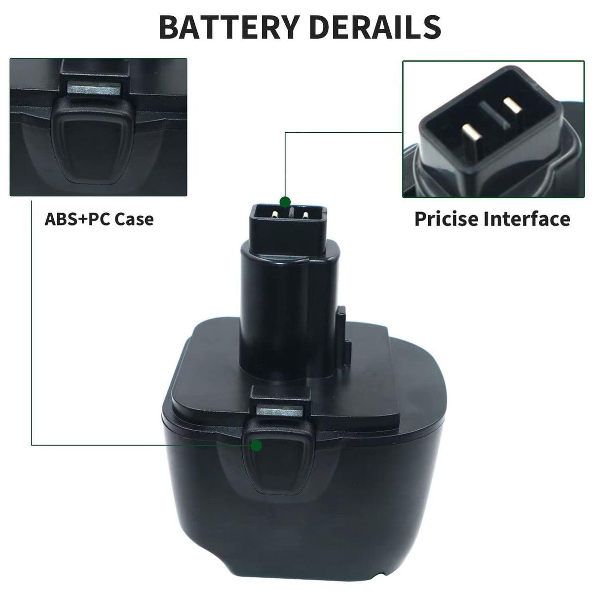 H-ANT 3000mAh Replacement Compatible with Lincoln Grease Gun LNC 18V Battery 1800,1801,63120-1578,1842,1844,1444,1442 H-ANT