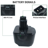 H-ANT 3000mAh Replacement Compatible with Lincoln Grease Gun LNC 18V Battery 1800,1801,63120-1578,1842,1844,1444,1442 H-ANT