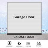 DGSL Universal Garage Door Seal, Garage Door Rubber Seal Strip Replacement, Weatherproofing Garage Door Weather Stripping with Nails (20 Feet) DGSL