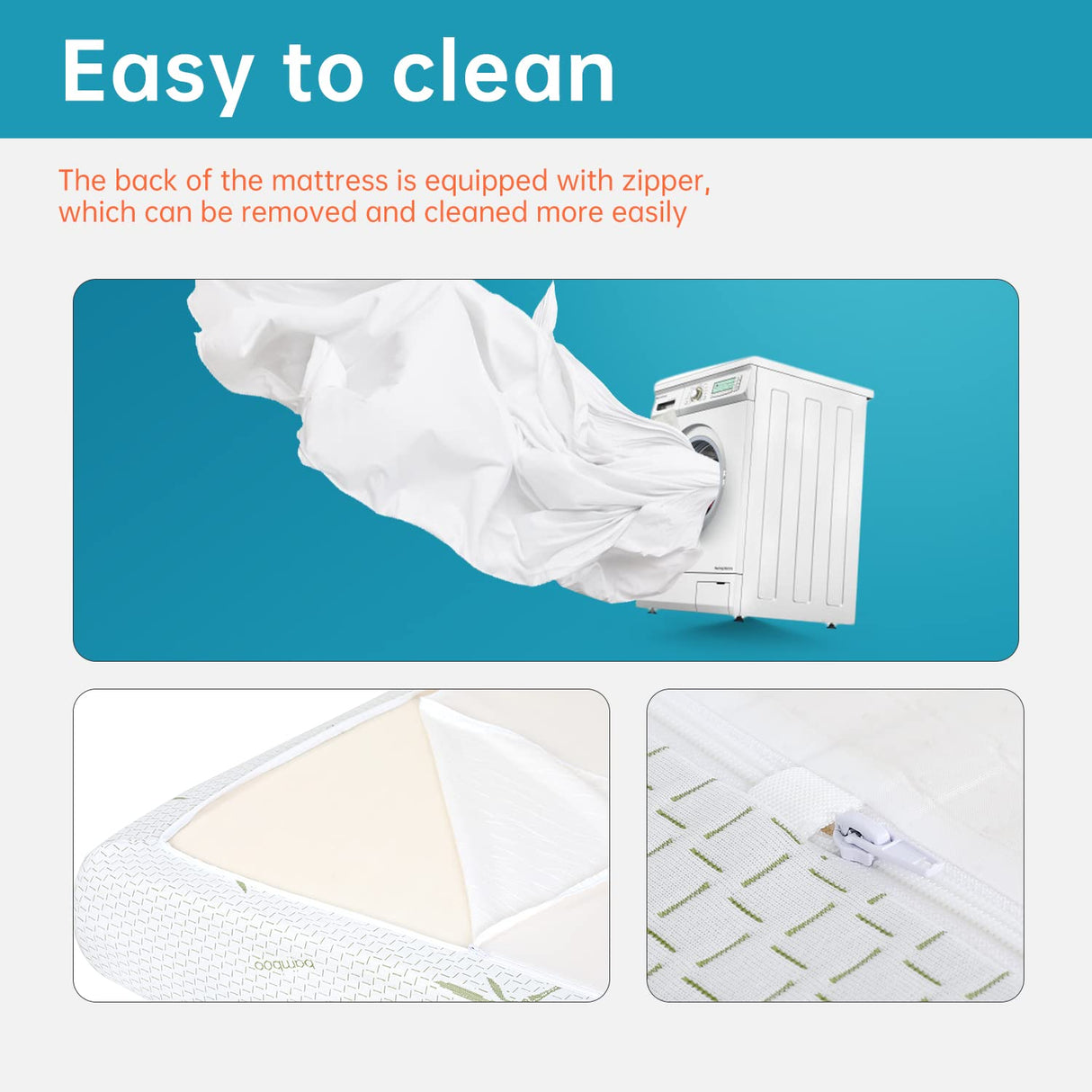 BestMassage 10 in Gel Memory Foam Mattress Mattresses for Cool Sleep & Pressure Relief,Medium Firm Mattresses CertiPUR-US Certified/Bed-in-a-Box,King BestMassage