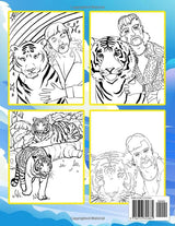 Tiger King Coloring Book: Interesting coloring book suitable for all ages, helping to reduce stress after studying, working tiring.– 30+ GIANT Great Pages with Premium Quality Images. Majosta