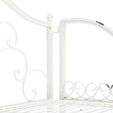 Safavieh PAT5014B Outdoor Collection Amaris Antique White Wrought Iron 4-Tier Bakers Rack Safavieh