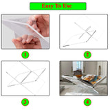 Large Clear Acrylic Book Stands for Display, Amlits, Best Reading Bookstand Display Open Holder for Cook Books Magazines, Newspaper, Textbooks (Clear) Amlits