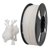 CC3D Flexible 55D TPE Filament Natural White 1.75mm 1KG Shore Hardness 95A Similar TPE Filament 3D Printer Filament FDM 3D Printing Material White Color CC3D