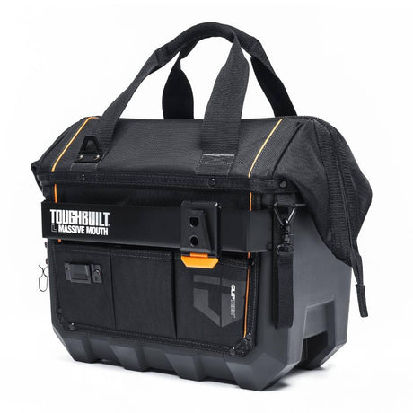 ToughBuilt - Large Massive Mouth 16” Tool Bag - Pro Grade Quality Construction - TB-CT-62-16A ToughBuilt