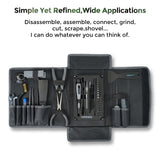 Creality 3D Printer Tool kit, 74 Pcs 3D Printer Accessories for 3D Printer Tool Wrap Kit Pro Contain Nozzle Cleaners, Multi-Functional Screwdrivers and Wrenches, Deburring Tools and Storage Bag Wolias