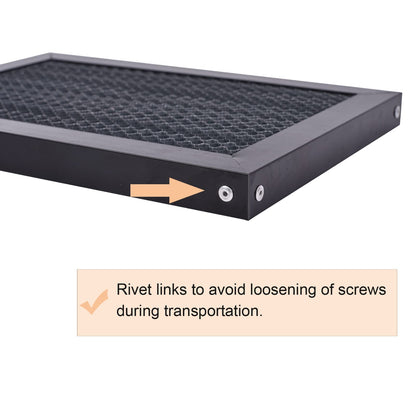 XLNT TECH Honeycomb Laser Bed 51.18 x 35.43 Inch Working Table Panel Board Platform use for Laser Engraving and Cutting Machine. (1300mm×900mm×22mm) - WoodArtSupply