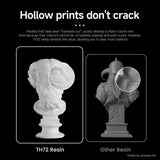 RESIONE 3D Printer Resin, TH72 Flexible Tough Resin with Long-Lasting Toughness and High Elongation, 3D Printing Impact Resistant for Figurines (White 1KG) RI RESIONE