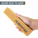 POWERTEC 25PK, 40 Grits, 5 Inch 8 Hole Hook and Loop Sanding Discs with Cleaning Stick, Aluminum Oxide Sandpaper Discs, Woodworking Sanding Pads for Random Orbital, Air, DA & Pneumatic Sander (45057) POWERTEC