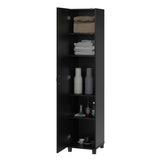 SystemBuild Evolution Kendall 16" Utility Storage Cabinet, Black SystemBuild