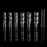 OSCARBIDE Annular Cutter Set 8 Pieces, 3/4"Weldon Shank,2"Cutting Depth,(9/16,11/16,13/16,15/16,1,1-1/16) inch Cutting Diameter,Mag Drill Bits for Magnetic Drill Press with 2pcs Pilot Pins OSCARBIDE