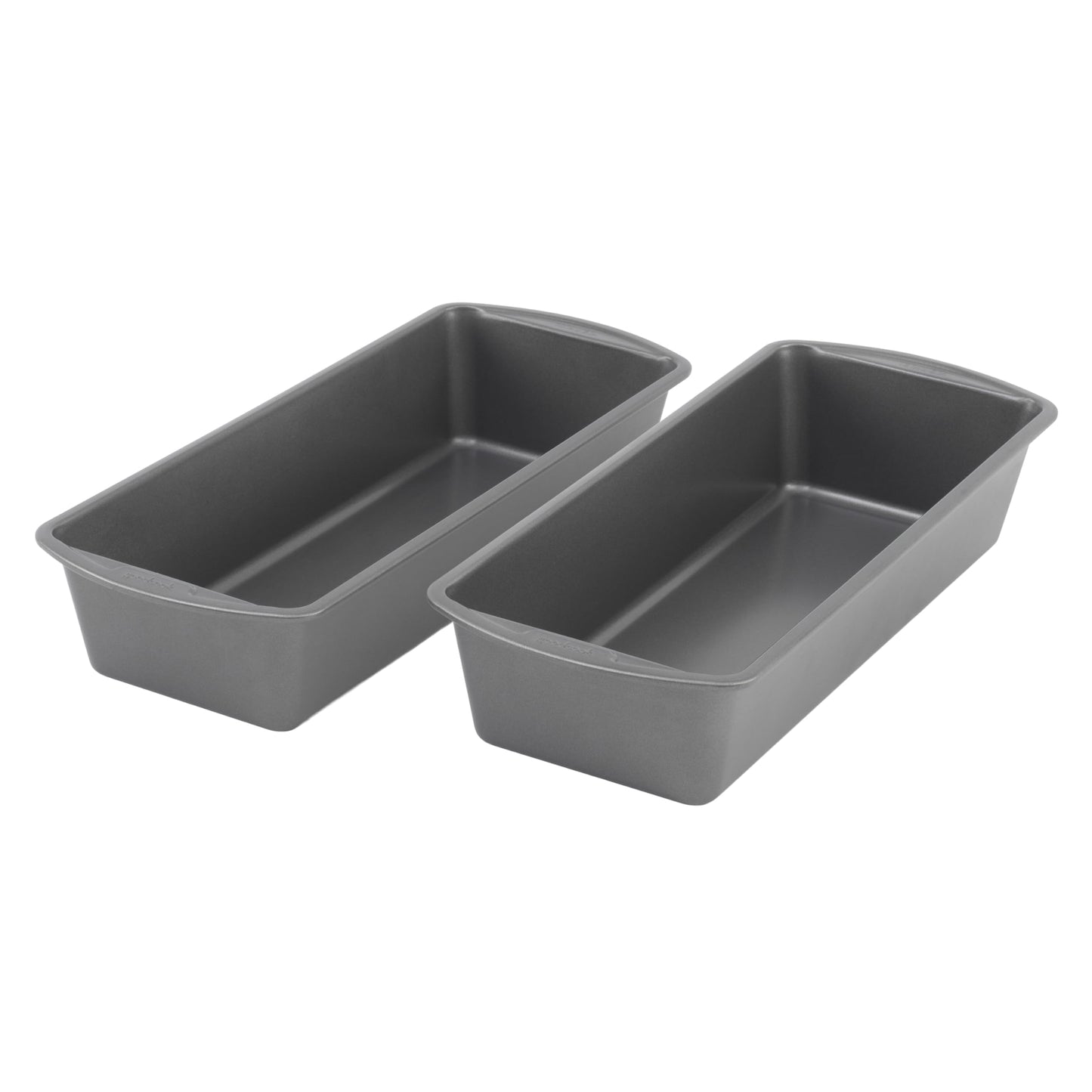 GoodCook Set of 2 Extra Large 13" x 5" Nonstick Steel Bread Loaf Pans, Gray - Set of Two Loaf Pans, Even Heat Distribution, Scratch-Resistant Nonstick Coating, Durable Construction, Easy to Clean