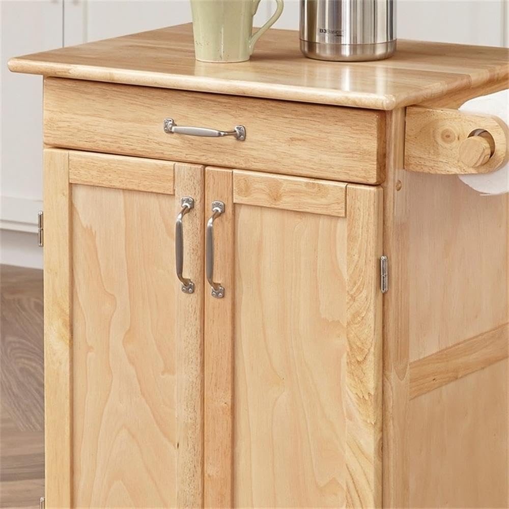 Homestyles General Line Mobile Kitchen Cart, FURNITURE, Natural homestyles