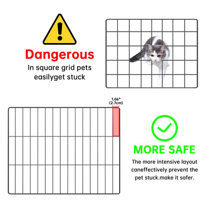 Oneluck 3-Tier Cat Cages Indoor Enclosure DIY Cat Playpen Catio Detachable Metal Wire Kennels Cats Crate Large Extra Exercise Place Ideal for 1 Cat,35.4 Inches - WoodArtSupply