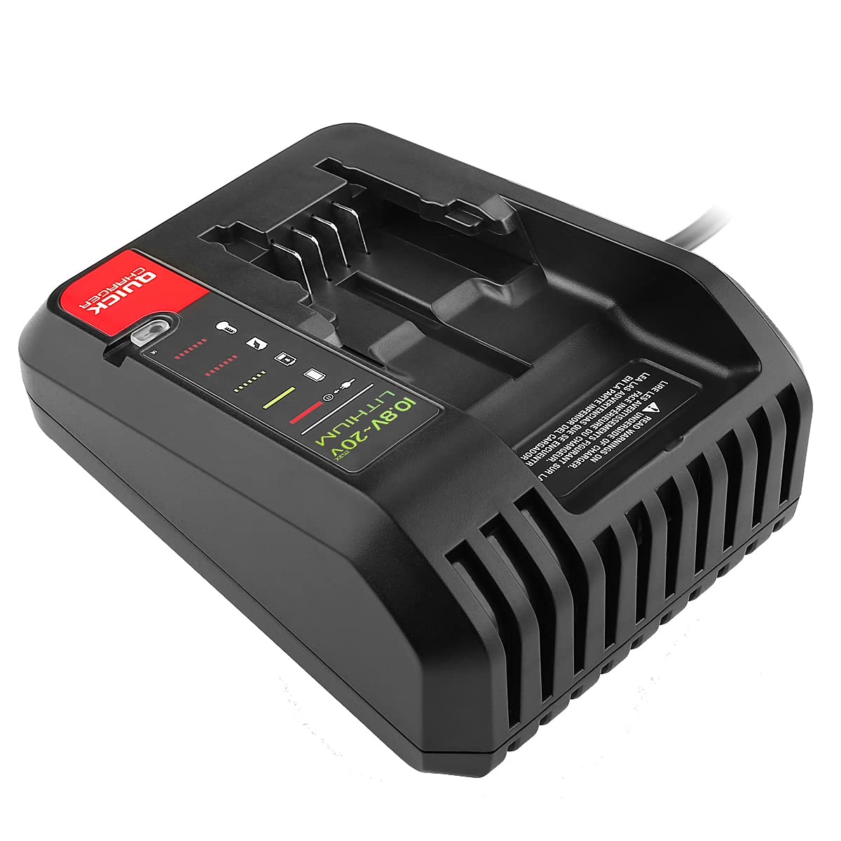 DONGPUCUN PCC692L 20V Fast Battery Charger Replacement for Porter-Cable 20V Lithium Battery PCC685L PCC680L PCC681L PCC682L Black Decker LCS1620 20V Lithium Battery LBXR20 LBX4020 - WoodArtSupply