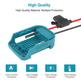 ZLWAWAOL 2 Pack Power Wheel Adapter with Fuse & Switch, BatteryAdapter for 18V Lithium Battery,Power Convertor for DlY Ride On Truck,RC Toys,Robotics and Work Lights ZLWAWAOL