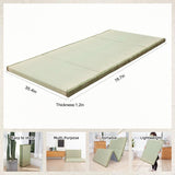 MustMat Tatami Mat Japanese Floor Mattress Traditional Japanese Futon Floor Mattress Rush Grass Foldable Bed 35.4"x78.7"x1.2" (1 Piece) MustMat