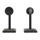 Creative Co-Op Bronze Arrow Shaped Cast Iron Bookends (Set of 2 Pieces) Creative Co-Op