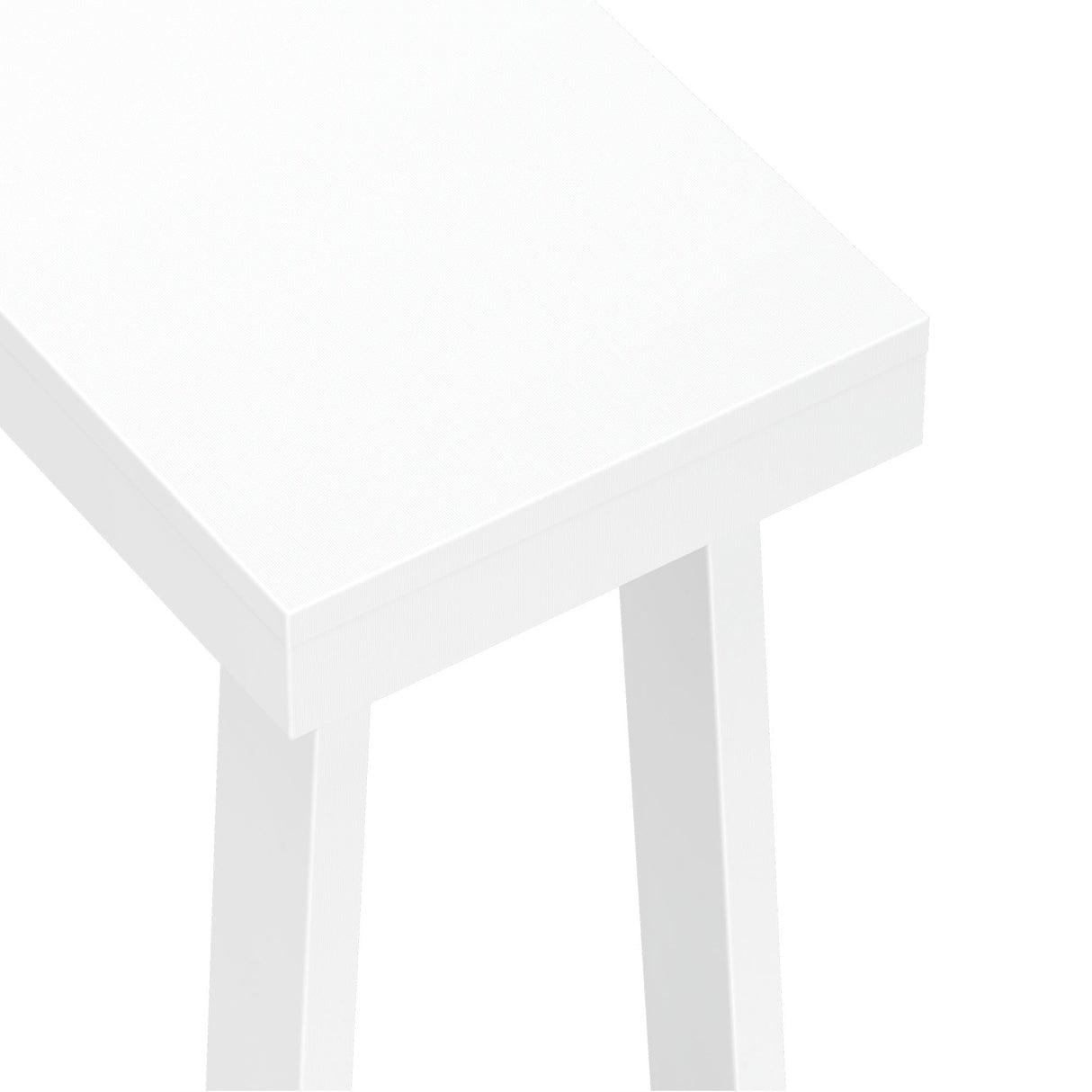 Plank+Beam Solid Wood Console Table, 46.25 Inch, Sofa Table, Narrow Entryway Table for Hallway, Behind The Couch, Living Room, Foyer, Easy Assembly, White Plank+Beam