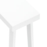 Plank+Beam Solid Wood Console Table, 46.25 Inch, Sofa Table, Narrow Entryway Table for Hallway, Behind The Couch, Living Room, Foyer, Easy Assembly, White Plank+Beam