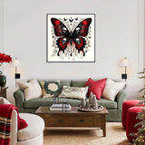 Xylogist Diamond Art Kits for Adults Beginners, Butterfly Skull Diamond Painting Kits, 5D DIY Full Round Drill Paint by Diamonds Dot Gem Art, Home Wall Decor 12x12 Inch Xylogist