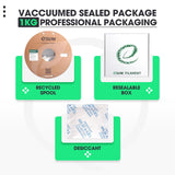 eSUN PLA Basic Filament 1.75mm, 1KG Spool (2.2 LBS) High Speed Printing 3D Printer PLA Filament,Designed for Fast Printing, Cold White eSUN