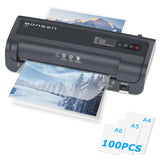 BONSEN A4 Laminator Machine, 9.33-Inch Thermal Laminator with Never Jam Technology, 100 Laminating Sheets, Laminates Photos Cards Documents, 4-in-1 Personal Laminators for Teachers Home Office School BONSEN
