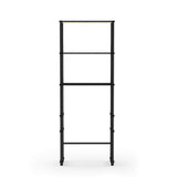 Furinno Turn-N-Tube with 3 Shelves Toilet Space Saver, Espresso/Black Furinno