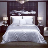 SWDIIWB Silk Quilts Blanket Twin Queen Size Satin Bedding Comforter for Single Bed Cover Duvets SWDIIWB