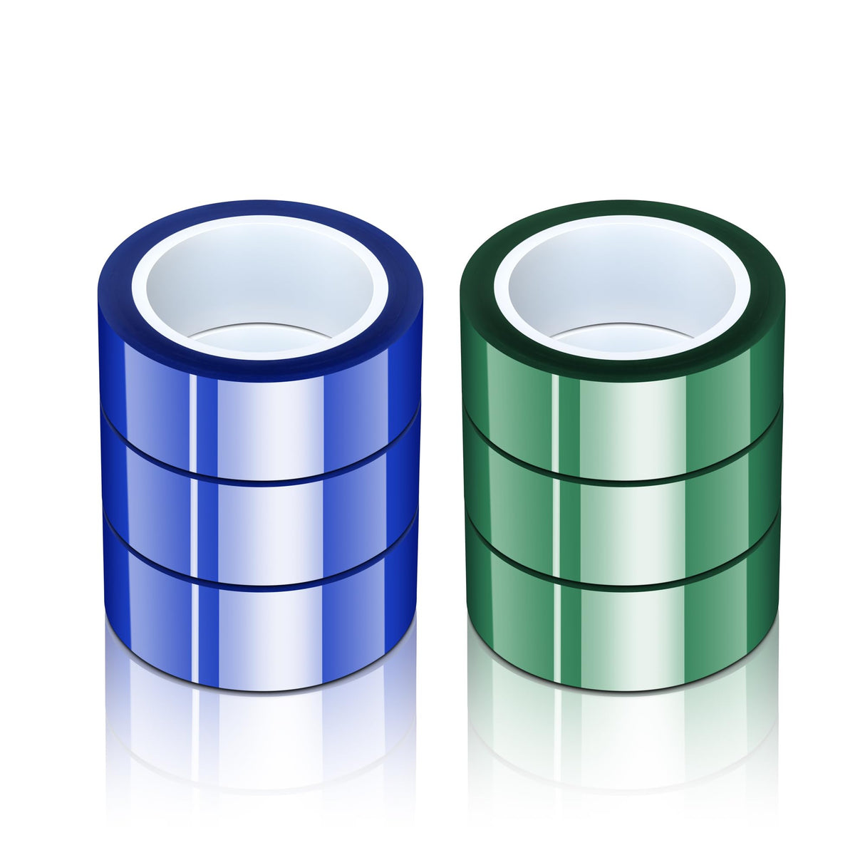 Potanro 6 Rolls Heat Resistant Tape Heat Tape Rolls Adhesive Transfer Tape for Heat Sublimation Press Vinyl,No Residue (20mm x 16m) Potanro