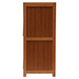 ILWorkTLs 4-Tier Bamboo Shoe Cabinet, Shoe Shelf Storage Organizer with Flip Door for Entryway, Hallway and Closet ILWorkTLs