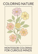 Coloring Nature: Montessori Nature Coloring Book for Curious Minds WoodArtSupply