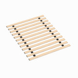 Treaton, 0.68-Inch Heavy Duty Horizontal Wooden Bunkie Board/Bed Slats, Enhance Mattress Support, Full(54"), Beige Treaton