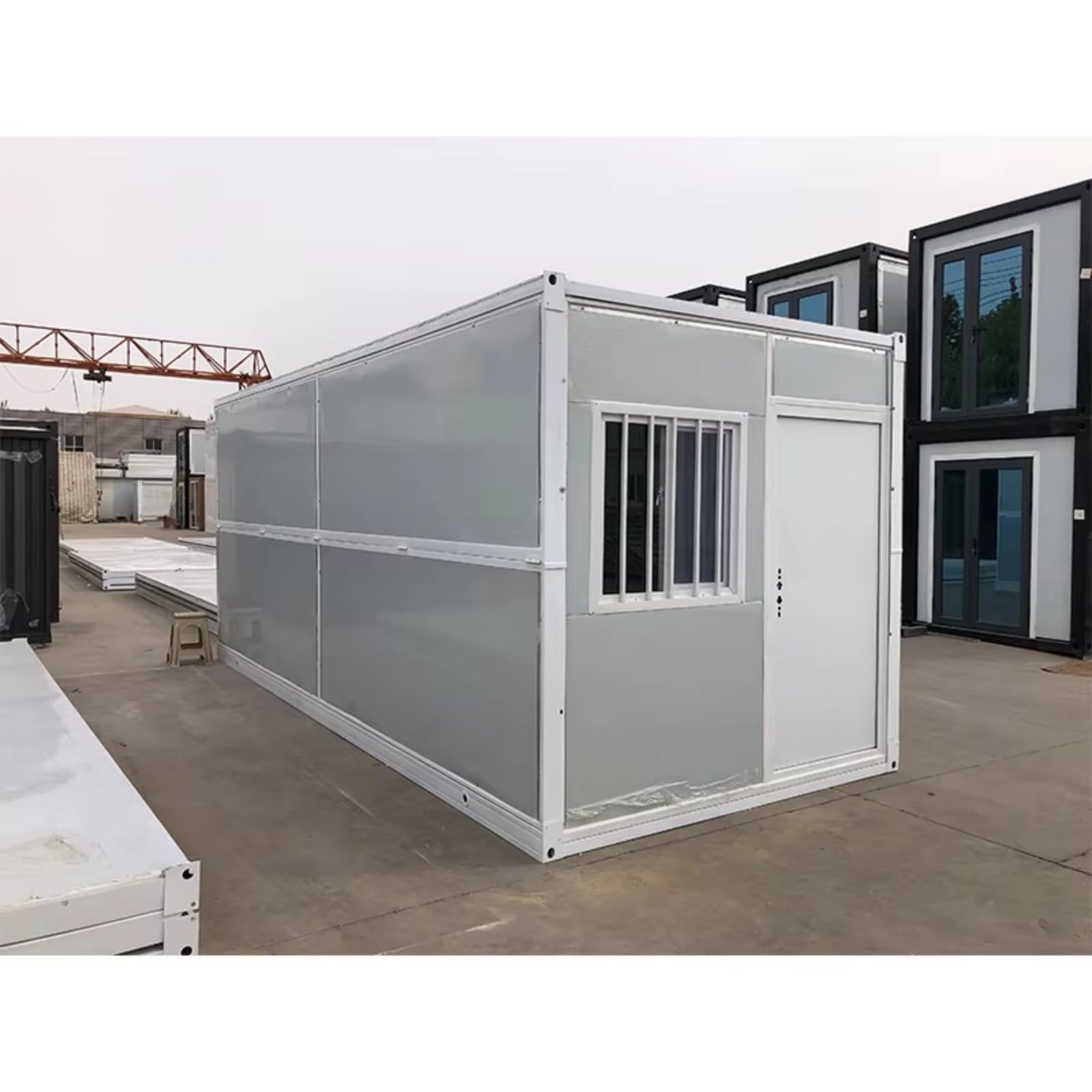 Expandable Container House Portable Prefab Tiny Mobile Home | Customizable 20ft/30ft/40ft | 1-3 Bedroom Modern Design | Easy to Transport for Minimalist Living in Outdoor, Garden, or Farm Set - WoodArtSupply