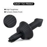 iSANGHU Carbon Fiber ABS Filament 1.75mm, Lightweight & High Toughness, Enhanced ABS-CF 3D Printer Filament, Black Carbon Fiber Filament ABS Filament 1kg(2.2lbs) Spool iSANGHU