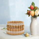 FREEBLOSS Macrame Cord Woven Basket Kit for Beginners Storage Basket DIY Storage Bins Basket Making Supplies DIY Basket Organizer for Bedroom FREEBLOSS